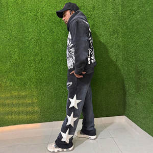 Chándal de Mezcla de Algodón con Capucha Unisex de Primera Calidad 2 en 1, Ropa Deportiva Transpirable de Talla Grande con Logotipo Estampado para Invierno - Product Image 3