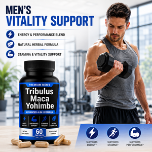 Cápsulas <span class=keywords><strong>de</strong></span> <span class=keywords><strong>Tribulus</strong></span>, Maca y Yohimbe <span class=keywords><strong>de</strong></span> Marca Privada OEM, Suplemento Herbal para la Vitalidad y Energía Masculina - Product Image 5