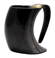 Mug en corne de buffle véritable Viking, prix raisonnable, chope, usage domestique, fêtes, vente en gros, mug en corne exporté