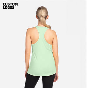 Débardeurs personnalisés avec logo pour femmes, débardeurs décontractés à col rond en coton 100% écologiques et respirants pour l'été - Product Image 2