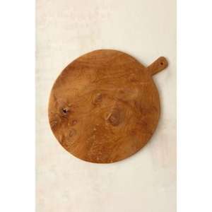 Tabla de cortar de madera gruesa y resistente, perfecta para la cocina casera diaria y el uso profesional de la cocina con bordes lisos - Product Image 2