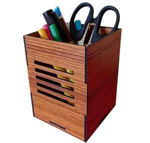 Portalápices directo de fábrica, organizador de escritorio Premium Ideal para espacio de oficina moderno, portalápices de Metal hecho a mano elegante de la mejor calidad - Product Image 2