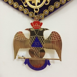 SOTTISH RITE 33E DEGRÉE CHAINE COLLIER AVEC BIJOU - Product Image 4