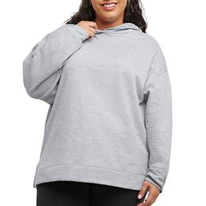 Sudadera deportiva con logotipo personalizado y nuevo estilo para mujer, Sudadera con capucha de gran tamaño a la moda para mujer, venta al por mayor - Product Image 2