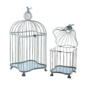 Elegante jaula decorativa de Metal para pájaros, casa de pájaros colgante de hierro duradero, jaula para pájaros elegante para jardín al aire libre, balcón y uso doméstico - Product Image 1