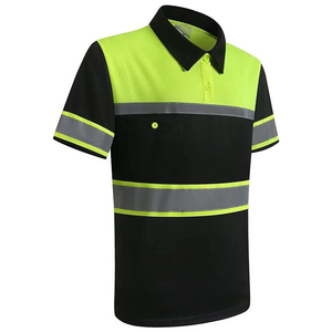 OEM été 100% coton pour polo avec logo personnalisé coupe classique garde de sécurité vêtements de travail T-Shirt décontracté style tricoté - Product Image 5