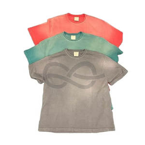 Streetwear délavé à l'acide personnalisé t-shirts vintage délavé à la pierre à l'acide t-shirt unisexe oversize délavé à l'acide t-shirt hommes femmes - Product Image 1