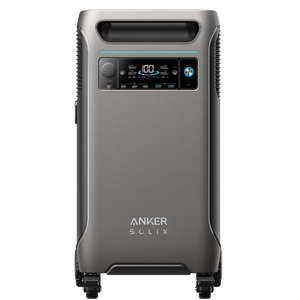 SOLIX Portable Power Station 3800W Home Energy Storage <b>Backup</b> Generator Replacement <b>Battery</b> Pack with Display and Wheels - Product Image 5