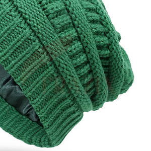 Wholesale Custom Logo Jacquard Beanie Hats for Men 100% Wool Breathable and Comfortable Top Beanie Hats - Product Image 5