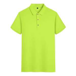 เสื้อโปโลผู้ชายผ้าไหมน้ำแข็งดีไซน์ใหม่ปี 2025 ขอบเย็บแบบพิเศษ รับสกรีนโลโก้ เสื้อโปโลสไตล์สตรีทแวร์สำหรับฤดูร้อน ขายส่ง เสื้อโปโลยูนิเซ็กซ์ - Product Image 3