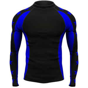 Gimnasio Entrenamiento Rash Fabricante Hombres Running Tops Rash Guard Custom Rash Guard Rush Guard para hombres Entrenamiento Deportes Gimnasio - Product Image 3