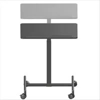 Table de présentation inclinable réglable en hauteur, pupitre mobile avec roulettes verrouillables pour bureau et école