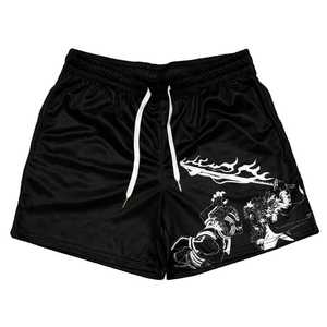 Pantalones cortos de malla para correr para hombre, personalizados al por mayor, de 5 pulgadas, con bolsillos, transpirables, 100% poliéster, pantalones cortos de verano, estilo de sublimación media - Product Image 4