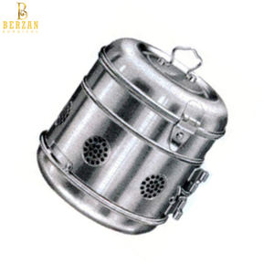 Tambores esterilizadores quirúrgicos BERZAN de alta calidad con diseño personalizado, instrumentos veterinarios manuales de acero - Product Image 2