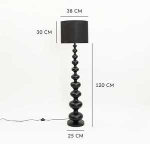 Lámpara de Pie Trípode Contemporánea Modelo 'Vera' |   Lámpara de Pie Minimalista con Pantalla de Lino, Lámpara de Pie de Diseño con Pantalla - Product Image 4