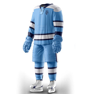 Respirant Prix Bas Vente Chaude Logo Personnalisé Impression Uniforme De Hockey Sur Glace Ensembles Confortable - Product Image 4