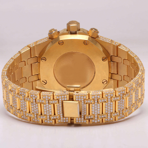 Nouvel arrivage VVS Clarity Moissanite Diamond Quartz Watch Luxury High Quality Hip Hop Branded Iced Out Custom Dials - Product Image 4