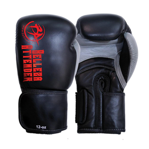 ถุงมือหนังแบบพรีเมี่ยม, ถุงมือหนังแท้สำหรับผู้ชายกระเป๋าหนักสำหรับฝึกซ้อมแบบมืออาชีพถุงมือต่อยมวยสำหรับมวยไทยคิกบ็อกซิ่งโลโก้ออกแบบได้ตามต้องการ - Product Image 4