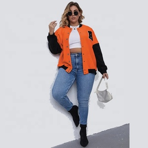 เสื้อแจ็กเก็ตเบสบอลแขนยาวกันลมแผ่นปักโลโก้ออกแบบได้ตามต้องการสินค้าใหม่ - Product Image 2