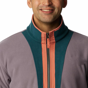 Fábrica al por mayor Bomber Streetwear Invierno Tallas grandes Hombres Mock Neck Fleece Chaquetas Ropa de hombre Top Size Fleece Jacket - Product Image 6