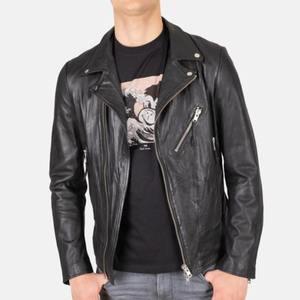 Chaqueta de Cuero Exclusiva con Cierre, Cuello Alto Cómodo y Transpirable para Hombre, Nueva Chaqueta Moderna, Duradera y Ligera - Product Image 4