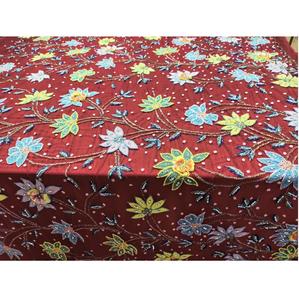 Tissu perlé de luxe en coton de haute qualité avec broderie à la main et paillettes pour robes et robes disponibles au prix d'exportation - Product Image 1