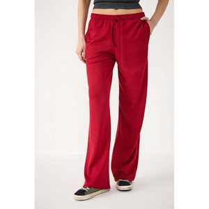 Pantalon décontracté en coton coupe droite - Product Image 4