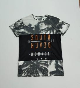 Camiseta de talla grande con cuello redondo de algodón orgánico de peso pesado, Camiseta lisa de gran tamaño con logotipo serigrafiado personalizado para hombre - Product Image 4