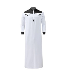 La ropa islámica más vendida para hombres Thobe musulmán árabe Thobe venta al por mayor Jubba para hombres ropa islámica para hombres thobes ropa musulmana larga - Product Image 2