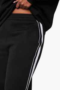 Ensemble survêtement femme deux pièces personnalisé en gros, sweat-shirt à col rond et pantalon, hiver, un ensemble, molleton de coton 300g - Product Image 5