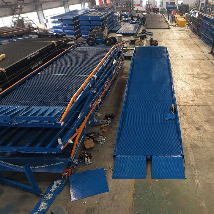 Three-Point Adjustable Loading Ramp Unloading Container Dock Ramp ...