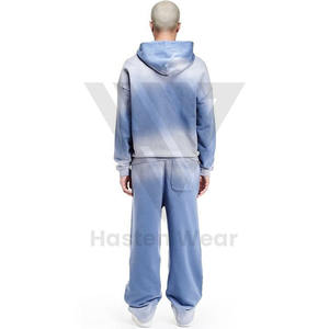 Conjunto Deportivo Informal para Hombre, con Capucha, Cintura con Cordón, Forro Polar, Transpirable, Cortavientos, Absorbente de Sudor, Color Sólido - Product Image 5