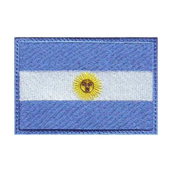 アルゼンチン国旗刺繍アルゼンチン国章アイアンオンソーオンパッチ