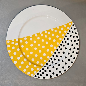 Service de table moderne et luxueux de bohème en fer avec assiette pointillée Vaisselle de fabricant indien durable pour la vaisselle de fête - Product Image 4