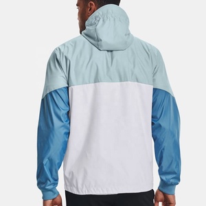 Custom <b>Light</b> Boxy Fit Zip Soft Shell Polyester Hooded <b>Waterproof</b> Windproof Outdoor Hiking Rain Windbreaker <b>Jackets</b> <b>Women</b> - Product Image 4