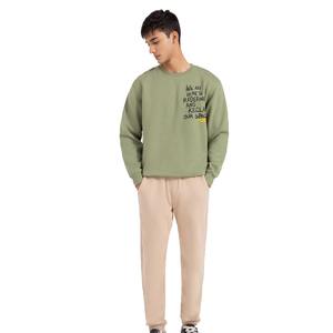 Meilleure qualité unisexe surdimensionné o-cou sweat 380 GSM hiver col rond impression OEM décontracté hiver porter des sweats à capuche pour hommes numérique - Product Image 1