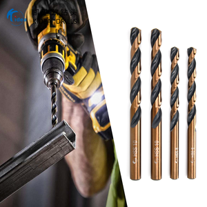 <span class=keywords><strong>Foret</strong></span> KIDEA entièrement trempé en <span class=keywords><strong>cobalt</strong></span> M35 noir et or 135 °   Pointe de perçage pour acier inoxydable et acier trempé - Product Image 1