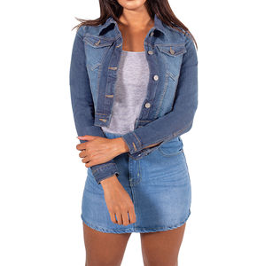 OEM 2024 Vestes en jean confortables de haute qualité pour femmes, respirantes, à manches longues, vêtements de mode, en coton, décontractées, de haute qualité - Product Image 3