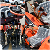 Mini-Tracteur Agricole 50 CV avec Motoculteur Rotatif pour Opérations Champêtres