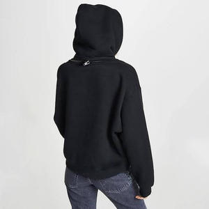 Sudaderas informales para mujer con capucha de manga larga sin espalda con hombros descubiertos para mujer ropa de moda de otoño - Product Image 2