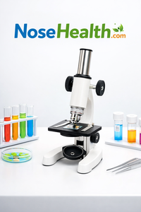 Microscopio Monocular Compuesto para Estudiantes (Modelo de Laboratorio Educativo) Material de Metal y PVC Tamaño 22-25cm - Product Image 4