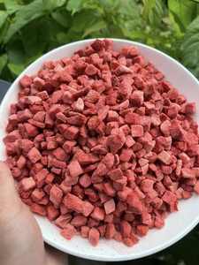 Fraises entières lyophilisées 100% biologiques naturelles 1 kg Emballage sous vide en vrac Prêtes à manger Collation de fruits sucrés - CARYLN - Product Image 2