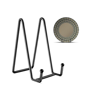 Support de rangement en métal au design moderne, présentoir à assiettes écologique en métal - Product Image 6