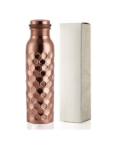 Botella de agua de cobre de 1L más vendida con tapa, diseño único personalizado, accesorio de alta calidad para fiesta - Product Image 1