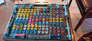 Kit de Instrumentos Dentales de Implante de Acero Inoxidable Manual Universal, 140 Piezas, Caja Completa de Herramientas Quirúrgicas para Colocación de Implantes - Product Image 5