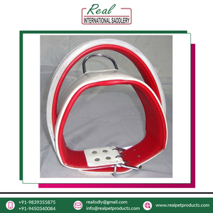 Venta exclusiva de collar de perro de lujo de calidad superior 100% cuero genuino hecho a mano ecológico acolchado enjoyado respetuoso con la piel - Product Image 2
