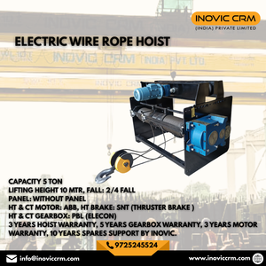 Polipasto Eléctrico de Cable de 5 Toneladas, 8 a 20 Metros - Product Image 4