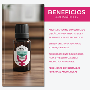 Aro+ Concentrated Pheromones with Rose Scent for Women, High Fixation, Longer Lasting 10ML Feromona Rosas - Product Image 3