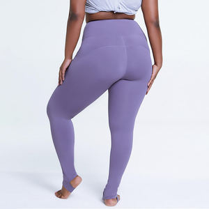 Leggings en polyester spandex de haute qualité pour femmes meilleures ventes entraînement taille haute course à pied avec logo personnalisable vente en ligne - Product Image 5