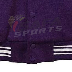 เสื้อแจ็คเก็ตเบสบอลปักลายโลโก้แบบกำหนดเอง ผ้าขนสัตว์ สำหรับผู้ชาย สไตล์วินเทจ คอตั้ง ระบายอากาศได้ดี เป็นมิตรกับสิ่งแวดล้อม พร้อมสำหรับฤดูหนาว - Product Image 5